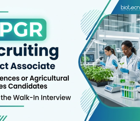 NIPGR Recruitment: Explore Project Associate Job in Plant Biotechnology and Agricultural Research with salary plus HRA.