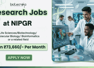 ₹73,660/- Pay at NIPGR – Apply Now for Govt Life Sciences Jobs Apply for NIPGR Recruitment 2026. Research Associate-I vacancies for Govt Life Sciences Jobs with salary up to ₹73,660 per month.
