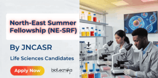 Govt Life Sciences Fellowship by JNCASR – Apply Now for NE-SRF 2026 NE-SRF 2026 by JNCASR. Life Sciences Career Aspirants Apply Now for this Fellowship with Hands-On Research Experience & More.