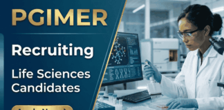 Govt Life Sciences Jobs at PGIMER – Apply Before the Deadline PGIMER Recruitment 2026 for Life Sciences Jobs: Apply for Clinical Research Coordinator Role at PGIMER Chandigarh.