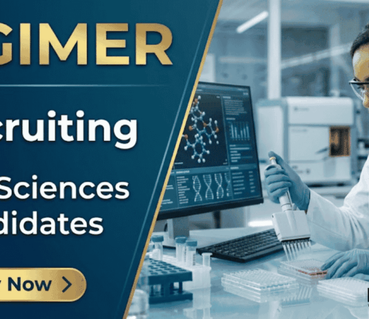 PGIMER Recruitment 2026 for Life Sciences Jobs: Apply for Clinical Research Coordinator Role at PGIMER Chandigarh.