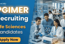 PGIMER Recruitment 2026 – Biotech, Micro & Related Life Sciences Eligible PGIMER Recruitment 2026 for SRF and Project Associate positions. Apply Now for Life Sciences, Biotechnology and Microbiology Research jobs.