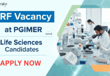 SRF Vacancy in Life Sciences Research at PGIMER – Apply Before the Deadline PGIMER Recruitment - Research Jobs: Explore SRF Vacancy in Life Sciences, Check Eligibility and Apply Online.