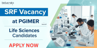 PGIMER Recruitment - Research Jobs: Explore SRF Vacancy in Life Sciences, Check Eligibility and Apply Online.