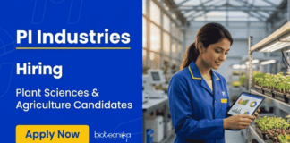 Plant Sciences Jobs at PI Industries – Apply Now for Research Roles PI Careers: Plant Sciences and Agriculture Jobs for PhD and MSc Agriculture Candidates. Check Eligibility and Apply.