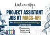 Project Assistant Job at MACS-ARI For Biotech & Microbiology Candidates