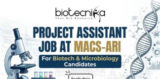 Project Assistant Job at MACS-ARI For Biotech & Microbiology Candidates Project Assistant Job at MACS-ARI For Biotech & Microbiology Candidates