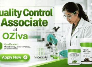QC Jobs at OZiva – Biotechnology & Microbiology Candidates Apply Now Apply for Quality Control Associate Jobs in Mumbai - Biotechnology and Microbiology Candidates are Eligible.