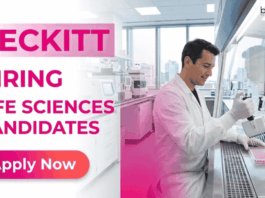 Apply for Life Sciences Jobs under Reckitt Career | GCMA Associate Germ Protection role for Healthcare and Life Science Candidates.