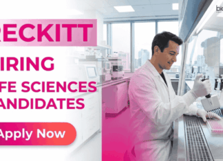 Life Sciences Job Opening at Reckitt – Apply Today! Apply for Life Sciences Jobs under Reckitt Career | GCMA Associate Germ Protection role for Healthcare and Life Science Candidates.
