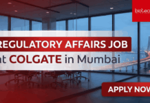 Regulatory Affairs Job at Colgate in Mumbai – Apply Before Everyone Else! Regulatory Affairs Job at Colgate in Mumbai – Apply Before Everyone Else!