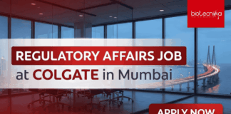 Regulatory Affairs Job at Colgate in Mumbai – Apply Before Everyone Else!