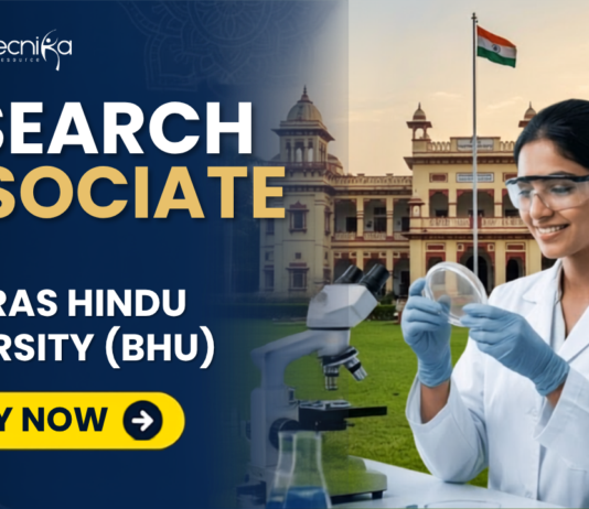 Research Associate Job At Banaras Hindu University (BHU). Apply for the latest Research Job at BHU. Research Associate Job with ₹42,000 monthly fellowship for Life Science, Biotech candidates.