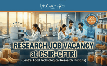 Research Job Vacancy at CSIR-CFTRI | Walk-in for Micro, Biotech & Food Science Candidates Research Job Vacancy at CSIR-CFTRI | Walk-in for Micro, Biotech & Food Science Candidates