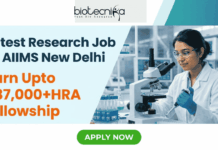 Research Job at AIIMS New Delhi | JRF Vacancy With PhD Opportunity Research Job at AIIMS New Delhi Apply Online Now. Apply for the latest Research Job at AIIMS New Delhi. Junior Research Fellow vacancy with PhD opportunity, ₹37,000+HRA fellowship.