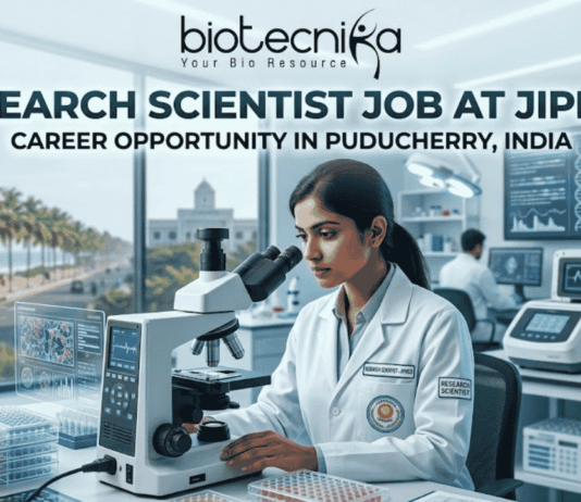 Research Scientist Job at JIPMER Careers Apply Online Here