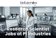 Research Scientist Jobs at PI Industries | Biochemistry Candidates Apply Now Apply for Research Scientist Jobs at PI Industries Hyderabad. Explore Plant Biochemistry careers, Life Science, agricultural biotech Jobs