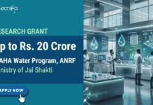 Rs. 20 Crore Research Grant at ANRF Under Ministry of Jal Shakti – Apply Now ANRF Call for Proposal 2026 offers Research Grant funding up to ₹20 Crore for Multidisciplinary Water Research Projects Across India.