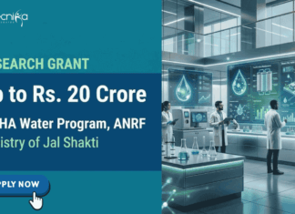 Rs. 20 Crore Research Grant at ANRF Under Ministry of Jal Shakti – Apply Now ANRF Call for Proposal 2026 offers Research Grant funding up to ₹20 Crore for Multidisciplinary Water Research Projects Across India.