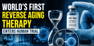 World’s First Reverse Aging Therapy Enters Human Trial Scientists launch the First Human Trial of a Reverse Aging Therapy. The Experimental Thearp Aims to Rejuvenate Aging Cells & Restore Vision.