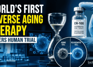 World’s First Reverse Aging Therapy Enters Human Trial Scientists launch the First Human Trial of a Reverse Aging Therapy. The Experimental Thearp Aims to Rejuvenate Aging Cells & Restore Vision.