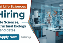 Structural Biology Jobs at Sai Life Sciences – Apply Online Now Apply for Structural Biology Jobs at Sai Life Sciences. Crystallographer Position Open for Professionals in Life Sciences Career.