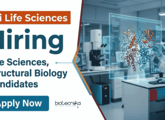 Structural Biology Jobs at Sai Life Sciences – Apply Online Now Apply for Structural Biology Jobs at Sai Life Sciences. Crystallographer Position Open for Professionals in Life Sciences Career.