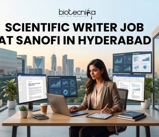 Scientific Writer Job at Sanofi in Hyderabad | Life Science Candidates Apply Now