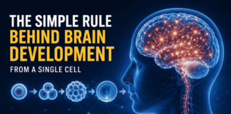 Scientists Find a Simple Biological Rule of Brain Development that Explains How a Single Cell Turns into the Brain with Billions of Cells.