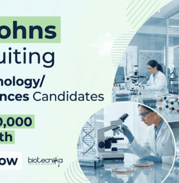 ₹50,000/Month Life Sciences Research Jobs at St. Johns | Apply Online St Johns Recruitment invites applications for Biochemist positions. Apply for Life Sciences Research Jobs with ₹50,000 salary.