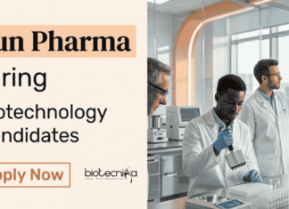 Biotechnology Jobs at Sun Pharma – Don’t Miss the Opportunity, Apply Apply for Sun Pharma Career Executive role in Baroda: Explore Biotechnology Jobs in pharmaceutical R&D and analytics.
