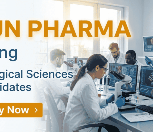 Clinical Research Job Opening at Sun Pharma – Biology Candidates Apply Now Apply for Clinical Research Jobs under Sun Pharma Career. Explore Biology Jobs in Clinical Trials and Research.
