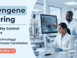 Apply for Syngene Career Opportunities in Bangalore. QC Jobs for Biotechnology professionals in Biologics Quality Control and Testing.
