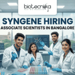 Syngene Hiring Associate Scientists in Bangalore | Life Science Jobs 2026 Syngene Hiring Associate Scientists in Bangalore Life Science Jobs 2026. Apply for the Associate Scientist position at Syngene Bangalore. Explore this exciting Scientist Job in genomics and drug discovery.