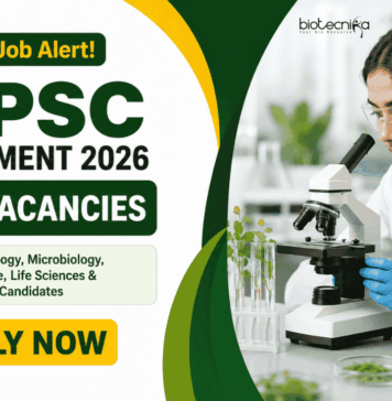 Govt Drug Inspector & Junior Scientific Officer TNPSC Recruitment 2026 – 50 Life Science & Pharma Govt Vacancies TNPSC Recruitment 2026 invites applications for Drug Inspector and Junior Scientific Officer vacancies. Apply Now for Govt Life Sciences Jobs.