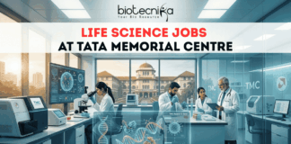 Tata Memorial Centre Life Science Job Vacancy for MSc Biotech Candidates Tata Memorial Centre Life Science Job Vacancy for MSc Biotech Candidates. Apply for Life Science Jobs at Tata Memorial Centre. Trial Coordinator vacancy for Life Sciences, Biotech, Zoology, And Botany candidates.