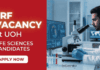 Apply for UOH Recruitment 2026. JRF Vacancy for Biotechnology Careers under a DBT-funded project at the University of Hyderabad.