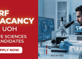 JRF Vacancy at University of Hyderabad – Life Sciences Grads Apply Now Apply for UOH Recruitment 2026. JRF Vacancy for Biotechnology Careers under a DBT-funded project at the University of Hyderabad.
