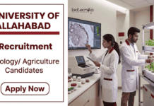 Govt Zoology Jobs at University of Allahabad – Apply before the Deadline Apply for University of Allahabad Recruitment 2026. Govt Zoology Research Jobs under ICMR project with ₹28,000 plus HRA.