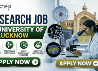 University of Lucknow Recruitment 2026 | Research Job for Life Science Graduates – Apply Now! University of Lucknow Recruitment 2026 | Research Job for Life Science Graduates – Apply Now!