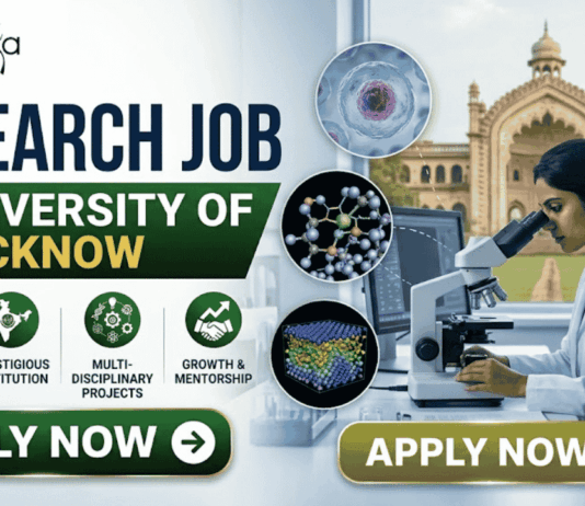 University of Lucknow Recruitment 2026 | Research Job for Life Science Graduates – Apply Now!