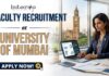 University of Mumbai Faculty Recruitment 2026 Earn Up to ₹2.16 LakhMonth
