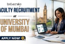 University of Mumbai Faculty Recruitment 2026 | Earn Up to ₹2.16 Lakh/Month University of Mumbai Faculty Recruitment 2026 Earn Up to ₹2.16 LakhMonth