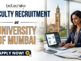 University of Mumbai Faculty Recruitment 2026 | Earn Up to ₹2.16 Lakh/Month University of Mumbai Faculty Recruitment 2026 Earn Up to ₹2.16 LakhMonth