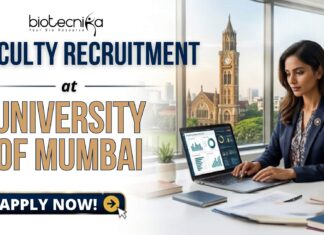 University of Mumbai Faculty Recruitment 2026 | Earn Up to ₹2.16 Lakh/Month University of Mumbai Faculty Recruitment 2026 Earn Up to ₹2.16 LakhMonth