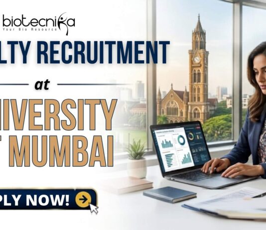 University of Mumbai Faculty Recruitment 2026 | Earn Up to ₹2.16 Lakh/Month University of Mumbai Faculty Recruitment 2026 Earn Up to ₹2.16 LakhMonth