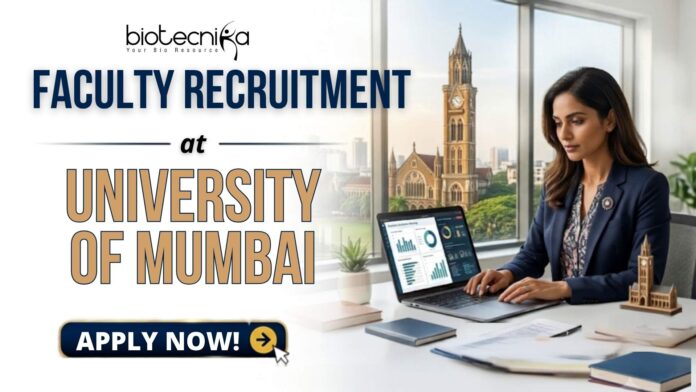 University of Mumbai Faculty Recruitment 2026 Earn Up to ₹2.16 LakhMonth University of Mumbai Faculty Recruitment 2026 Earn Up to ₹2.16 LakhMonth