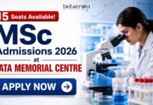 15 Seats Available! MSc Admissions 2026 at TATA MEMORIAL CENTRE MSc Admissions 2026 at TATA MEMORIAL CENTRE
