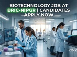 Biotechnology Job at BRIC-NIPGR | Candidates Apply Now