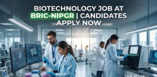 BRIC-NIPGR Careers 2026: Student Trainee Biotechnology Job Opportunity in New Delhi Biotechnology Job at BRIC-NIPGR | Candidates Apply Now
